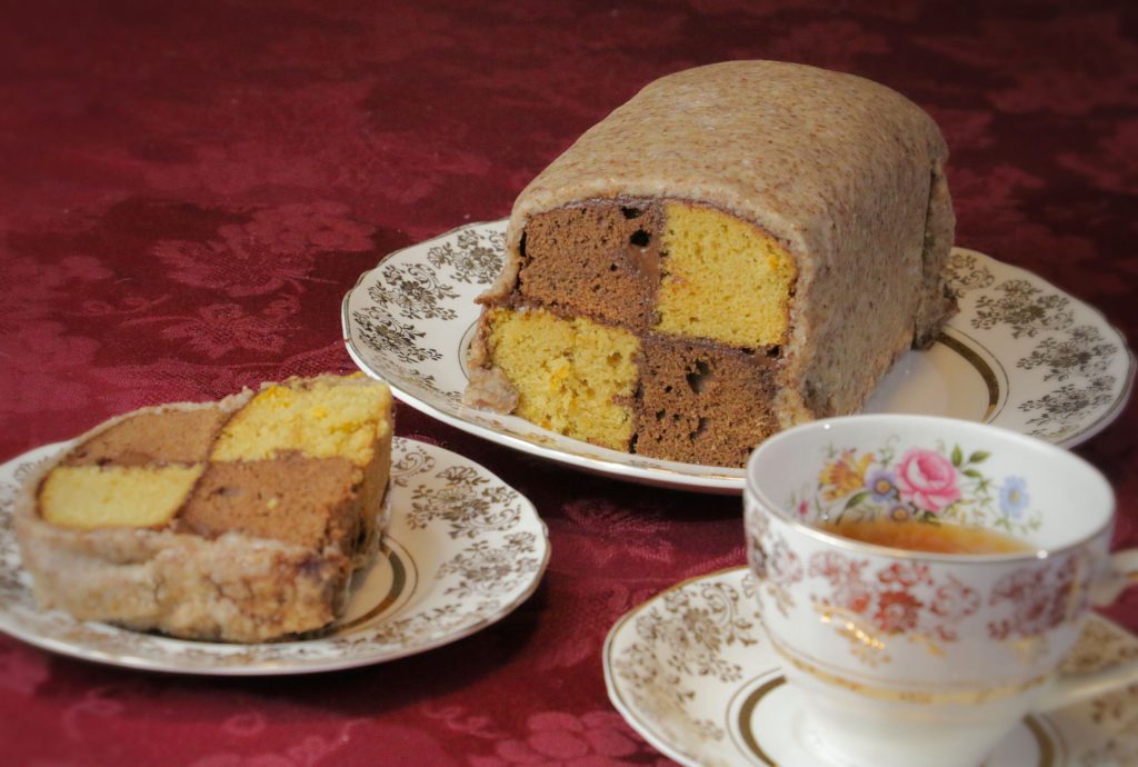 Image of Chocolate-Orange Battenberg Cake